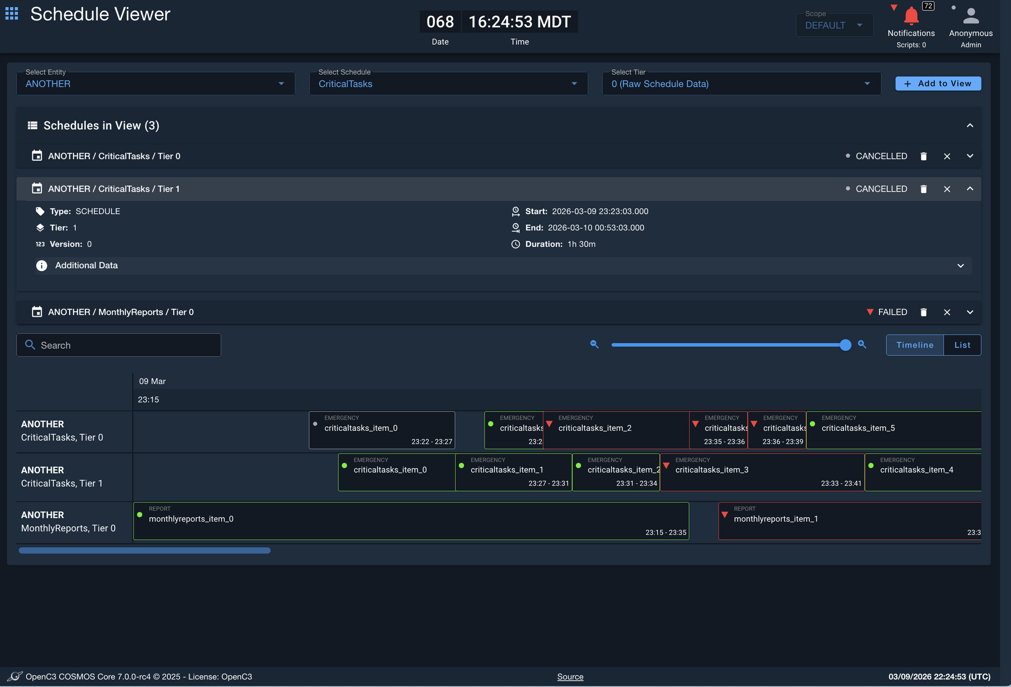 Schedule Viewer